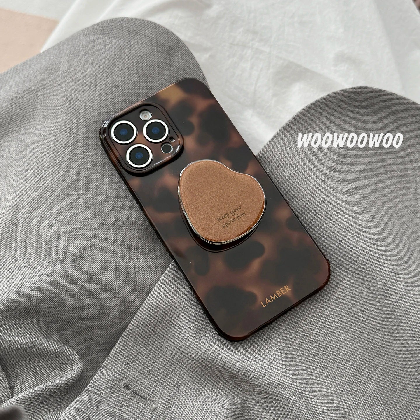 Stylish Personality Black Brown Amber Iceberg Pattern Magnetic With Holder Phone Cover Case For iPhone