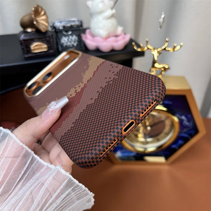 Ultra Thin Matte Carbon Fiber For Magsafe PC Magnetic Case For iPhone