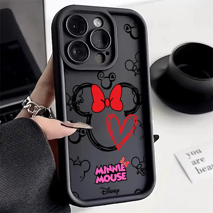 Mickey Minnie Love Disney Mouse Phone Case For iPhone