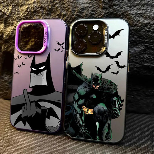 Cool Bats-Man Logo Hero Phone Case For iPhone
