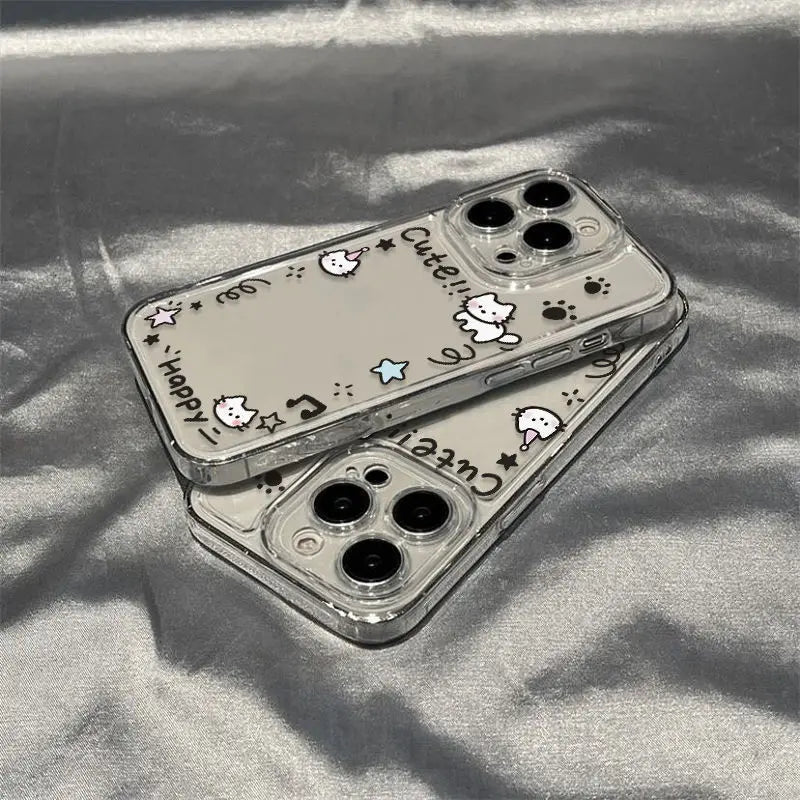 Bumper Clear Back Cover Cartoon Phone Case
