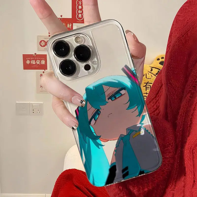 Anime Hatsune Miku Tpu Mobile Phone Case Suitable For Apple