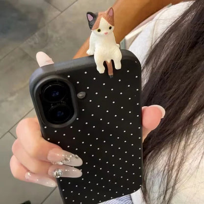 Lovely Polka Dot Pattern Soft Phone Case For iPhone
