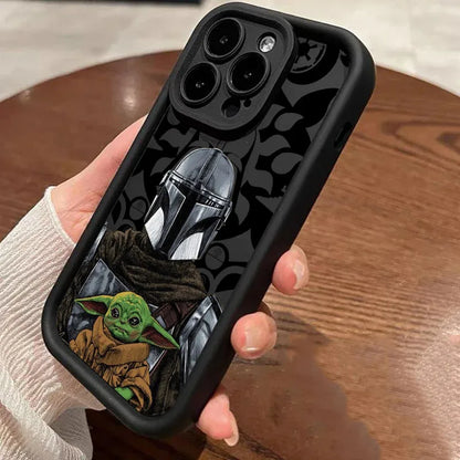 Stars Wars Baby Yodas Phone Case For iPhone