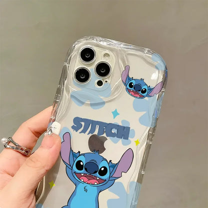 Happy Stitch Cute Phone Case For iPhone