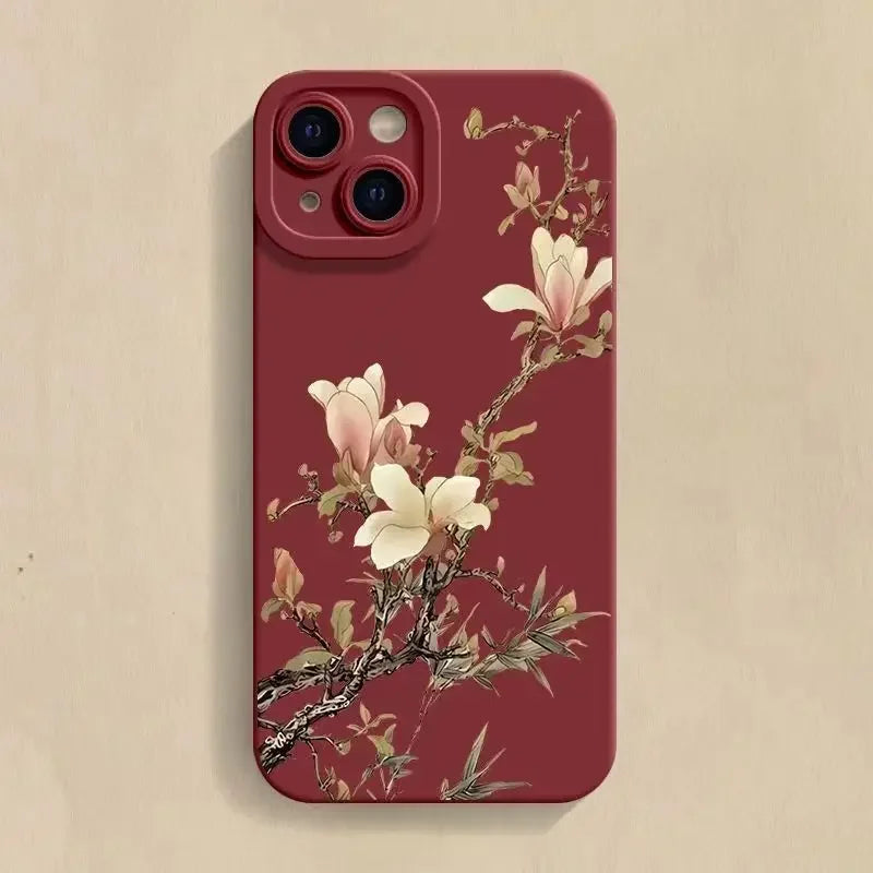 Flower and Bird Phone Case