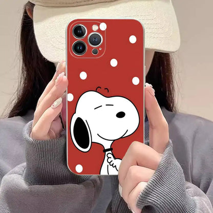 Cartoon Lovely Snoopies Phone Case For iPhone