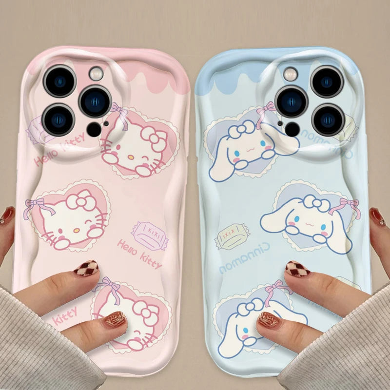 Hello Kitty Cinnamoroll Phone Case For iPhone