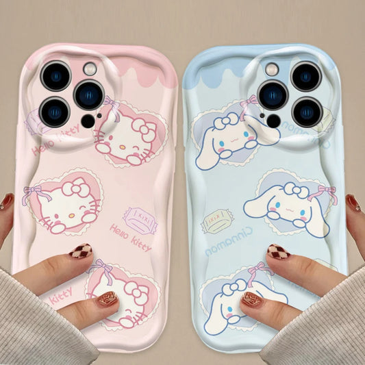 Hello Kitty Cinnamoroll Phone Case For iPhone