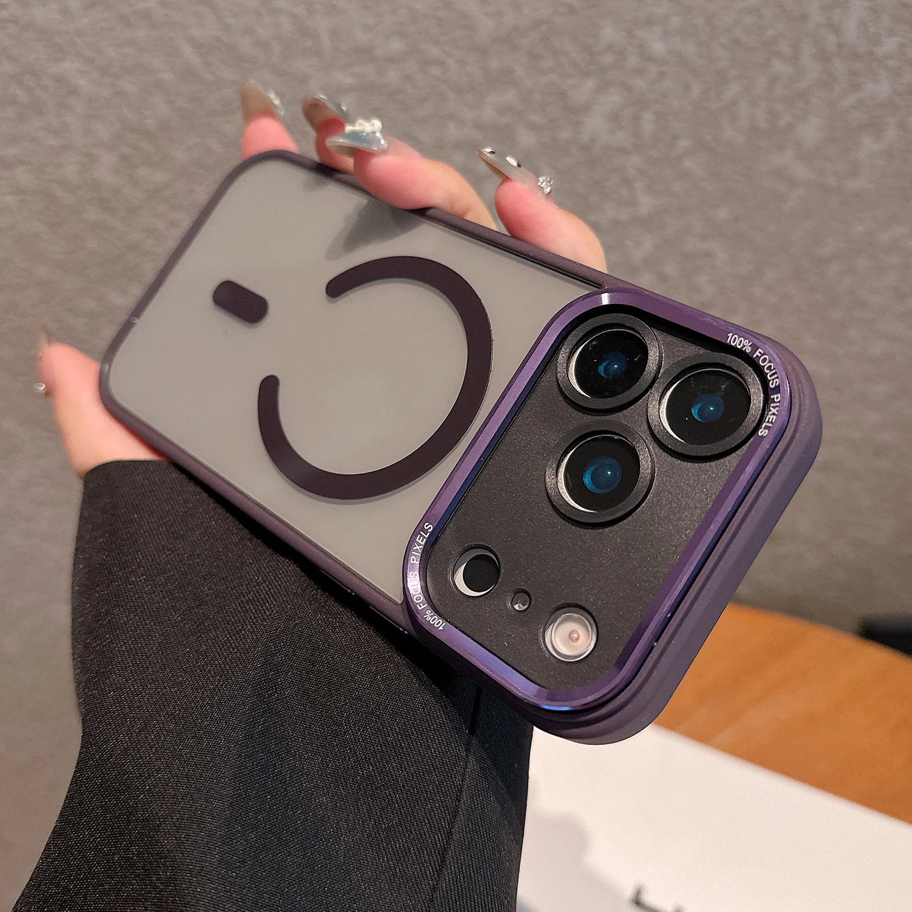 Clear Magnetic Phone Case For iPhone