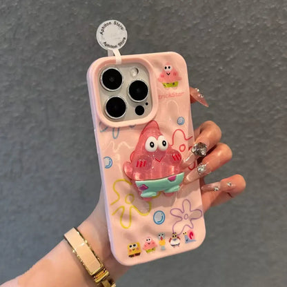 Anime Spongebo Squarepants Mobile Phone Case Available  For iPhone