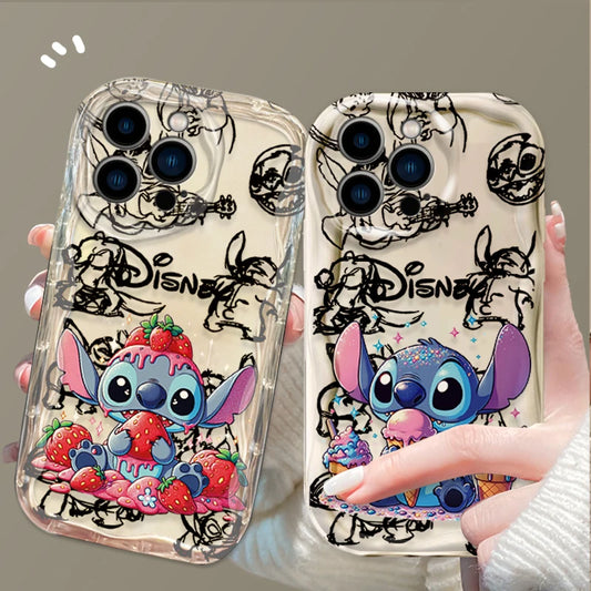 Cartoon Stitch Phone Case For iPhone