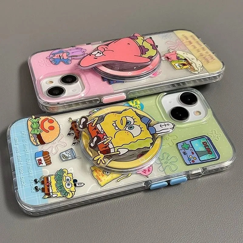 Anime Spongebo Squarepants Mobile Phone Case Available For iPhone