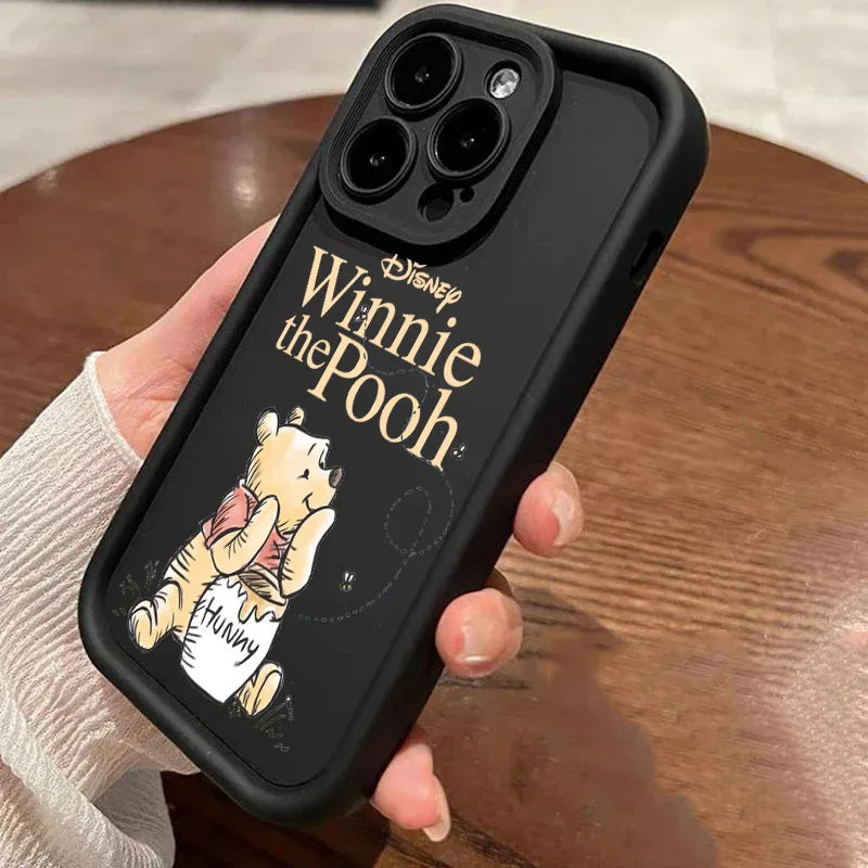 Cartoon Winnies The Pooh Bear Phone Case For iPhone