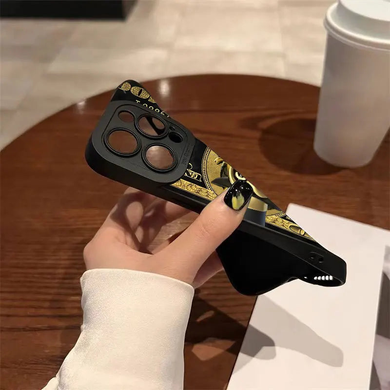Popular USD Dollar Design Silicone Phone Case For iPhone