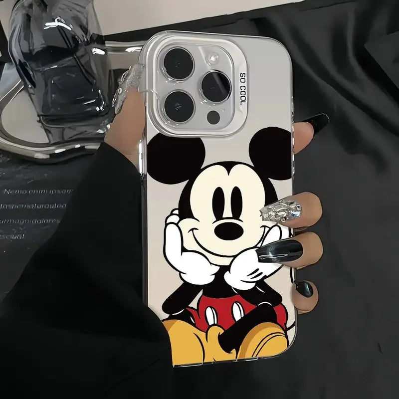 Disneys Mickey Minnie Mouse Cute Smile Phone Case For iPhone