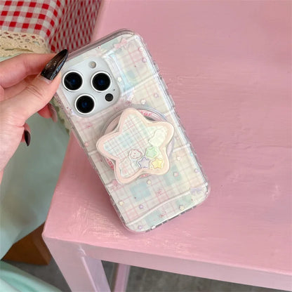 Lattice Pattern Magnetic Phone Case