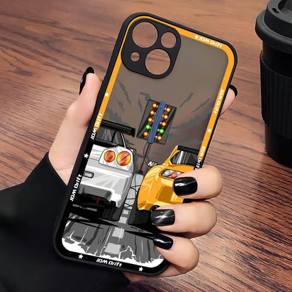 Sports Racing JDM Drift Car Phone Case For iPhone