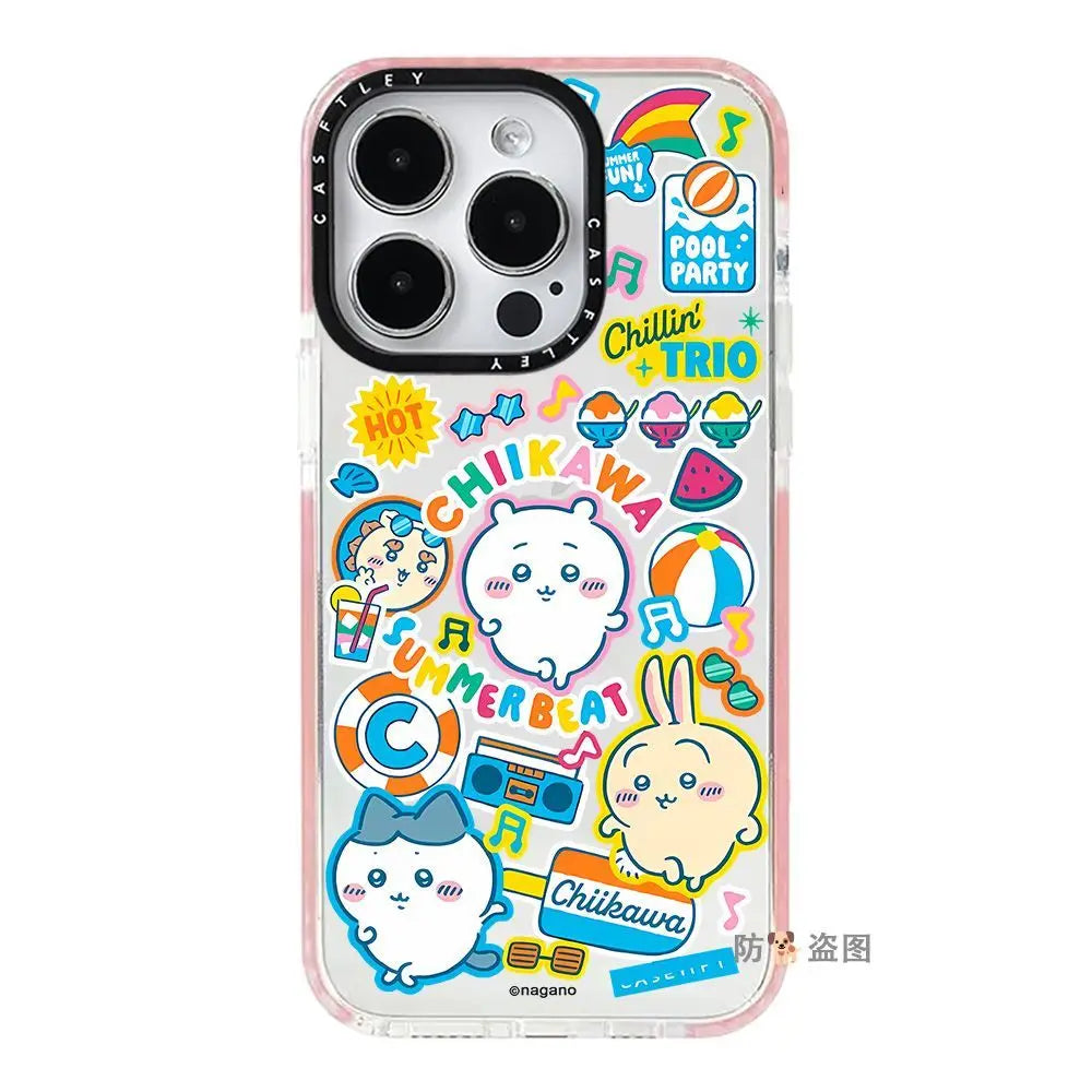 Anime Chiikawa Usagi New Case Cartoon Cute Anime Kawaii Lovely Applicable To iPhone