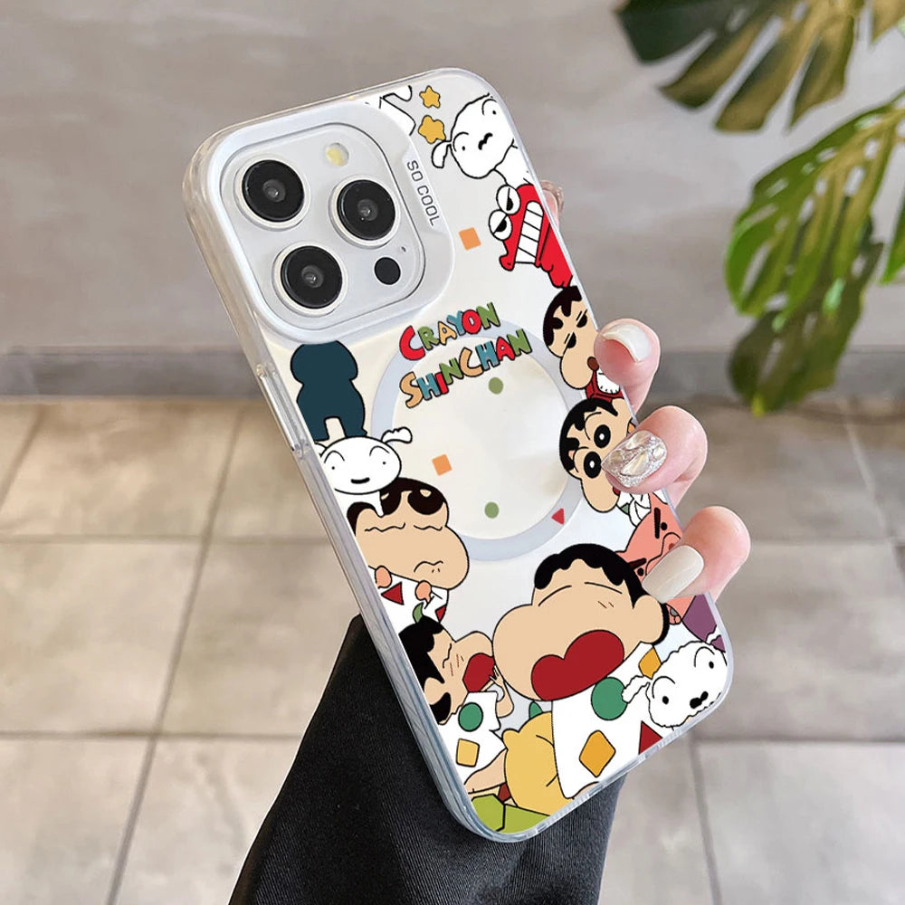 Crayon Shin-chans Magnetic Magsafe Phone Case For iPhone
