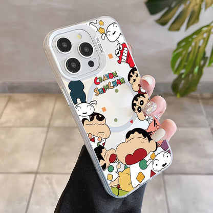 Crayon Shin-chans Magnetic Magsafe Phone Case For iPhone