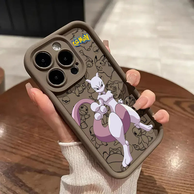 Snorlax Umbreon Pokemons Anime Soft Silicone Case For iPhone
