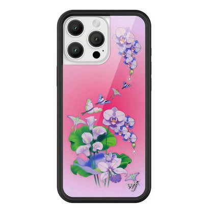 Wildflower ins Butterfly Dreams Flower Phone Case For iPhone