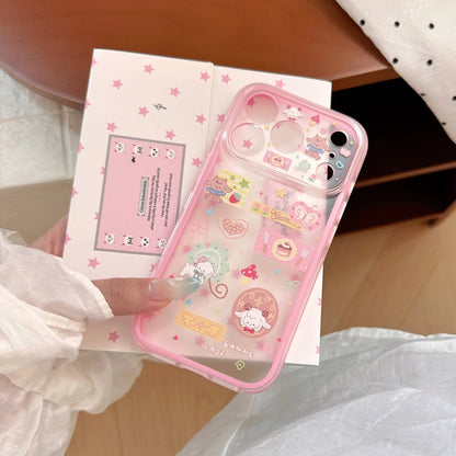 Korean Frosted Cartoon Lamb Pattern illustration Phone Case For iPhone