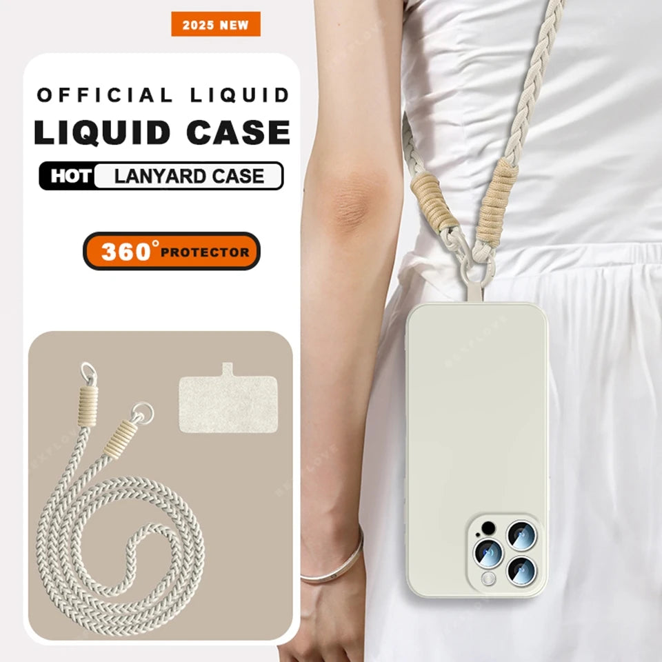 Lanyard Phone Case For iPhone