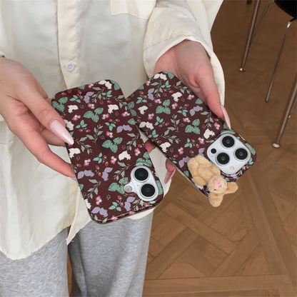 Korean Ins Cute Flower Phone Case For iPhone