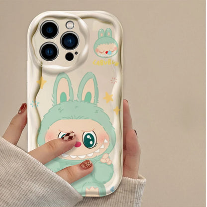 Funny Cute Labubu 3D Clear Phone Case