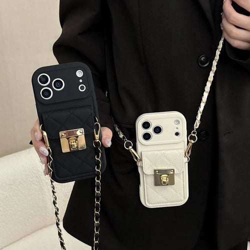 Leather Crossbody Phone Case For iPhone