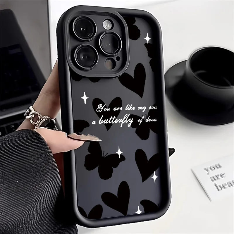 Aesthetic Butterfly Phone Case For iPhone