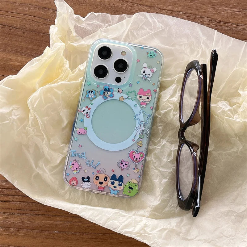 Kawaii Cartoon Magnetic Phone Case