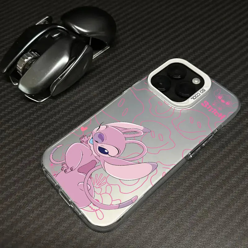 Funny Baby Stitch Phone Case For iPhone