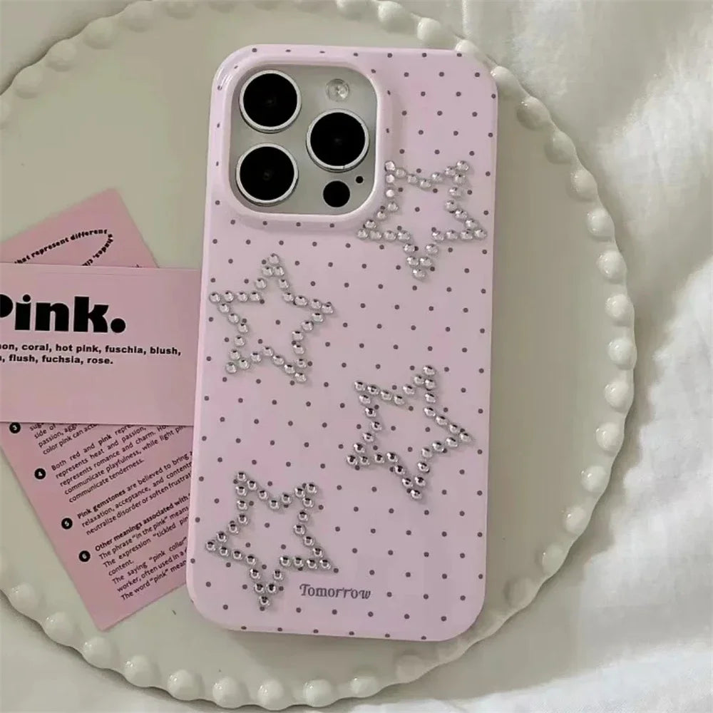 Glitter Star Pattern Phone Case