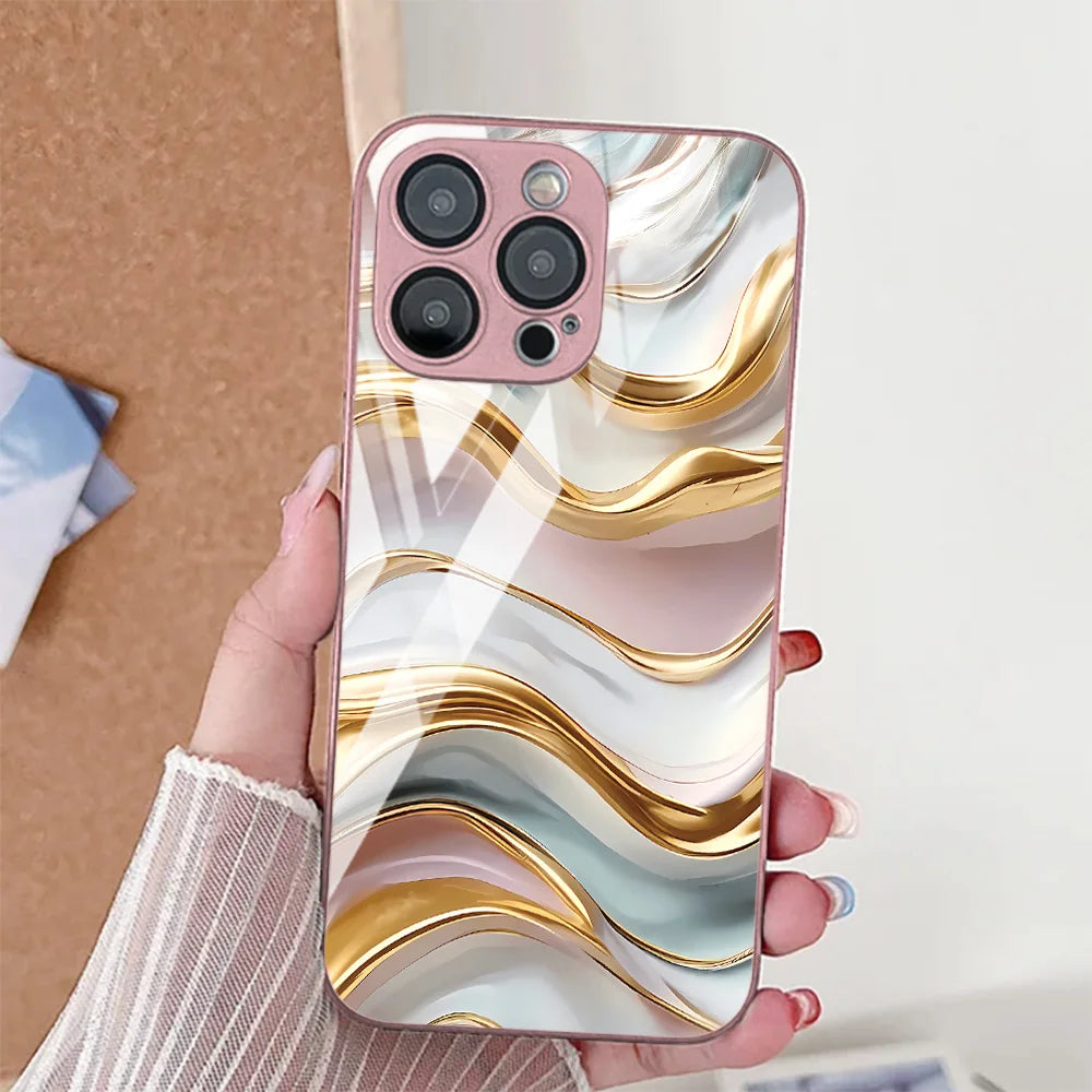 Water Ripple Pattern Phone Case For iPhone