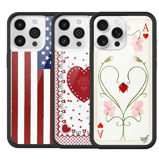 Love Heart Polka Dots Cute Phone Case
