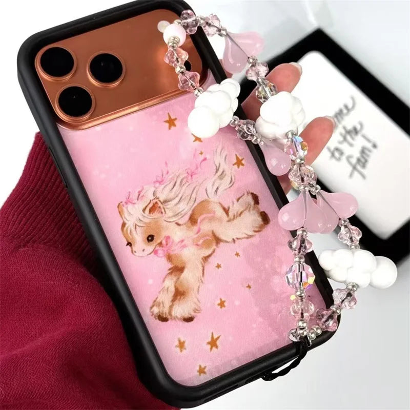 Wildflower ins 2026 New Pony Dreams Phone Case For iPhone