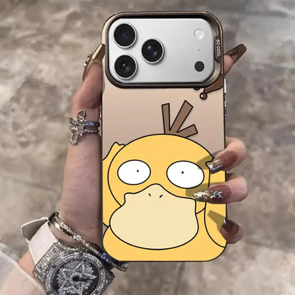 Cute Psyduck Dull Phone Case For iPhone