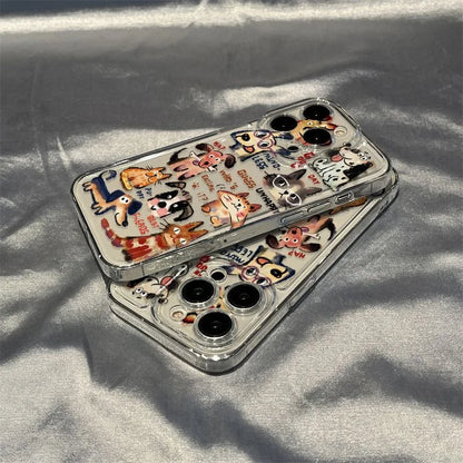 Cartoon Abstract Puppy Phone Case