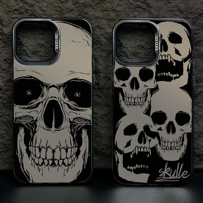 Four Spooky Skull Patterns Phone Case