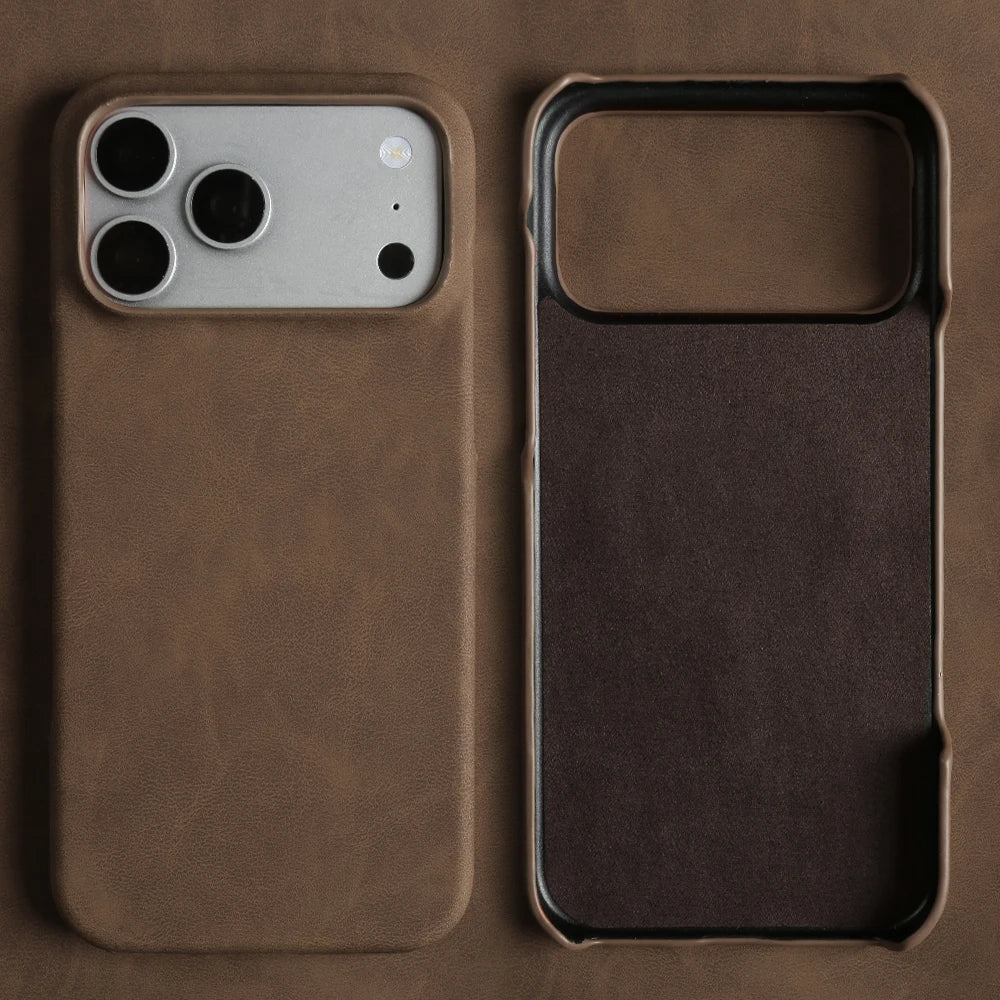 Light Luxury Fashion Business Leather Case For iPhone