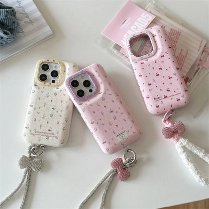 Korean Cute Flower Cherry Phone Case