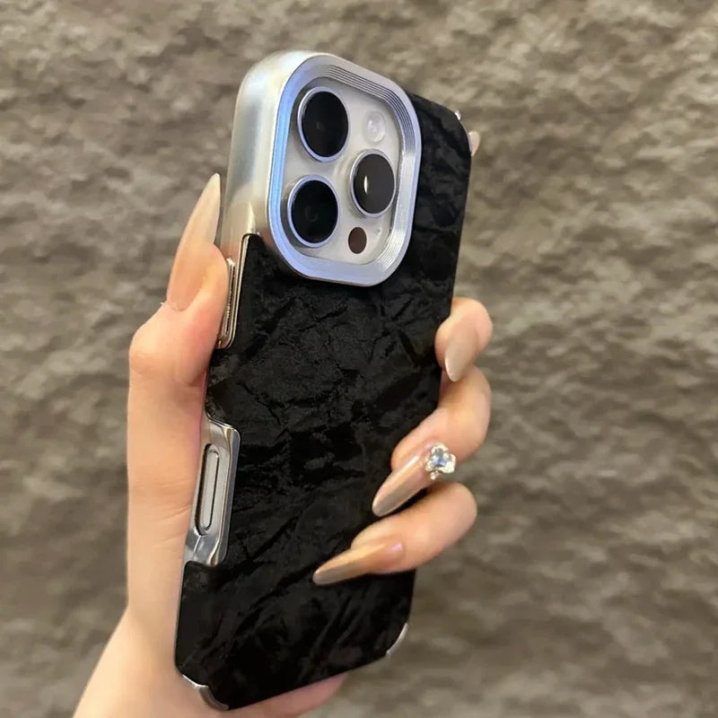Soft Silicone Leather Snow Mountain Pattern Phone Case
