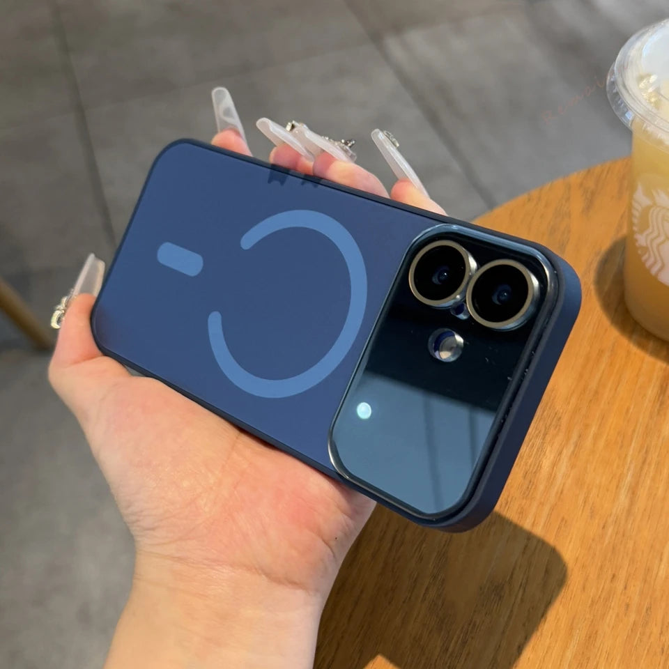 Big Window Magnetic Phone Case For iPhone