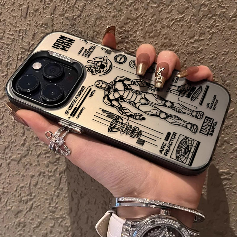 Cartoon Iron Man Phone Case For iPhone