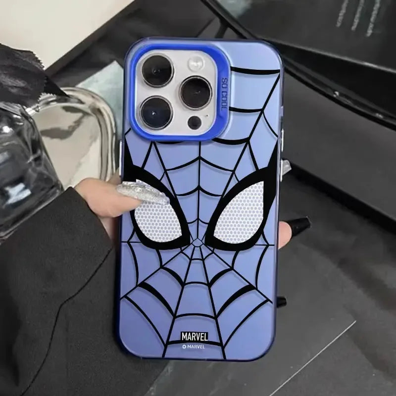 Marvel Spider Man Black White Cool Phone Case For iPhone