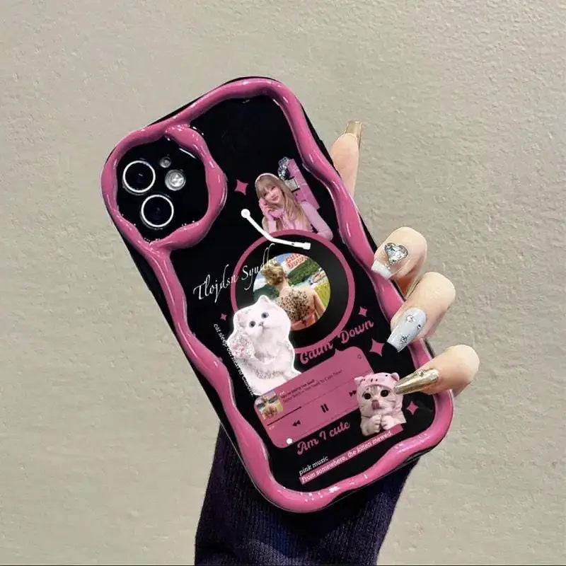 Korean Lovely Cat Phone Case For IPhone