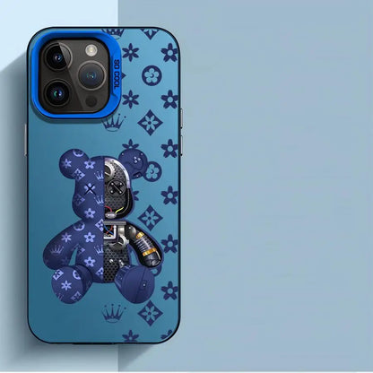 Fashion Cute R-Robert Bear Phone Case For iPhone